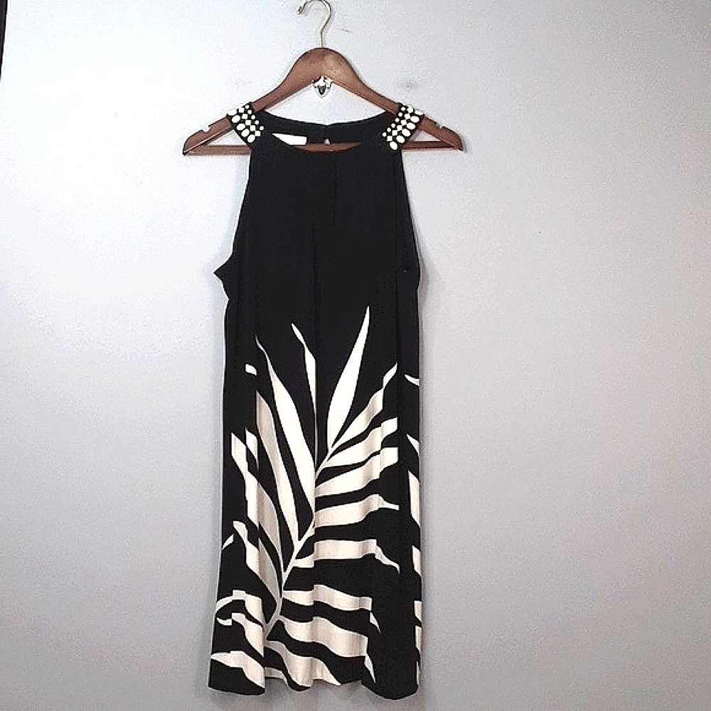 London Times Vacation Summer Sleeveless Floral Dress